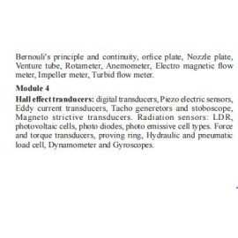 Sensors And Tansducers
