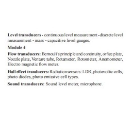 Sensors And Tansducers