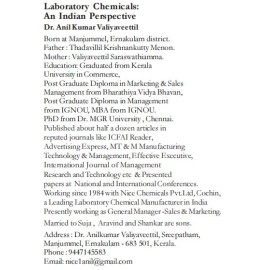 Laboratory Chemicals: An Indian perspective