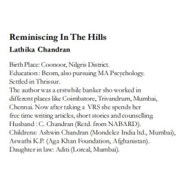 Reminiscing In The Hills